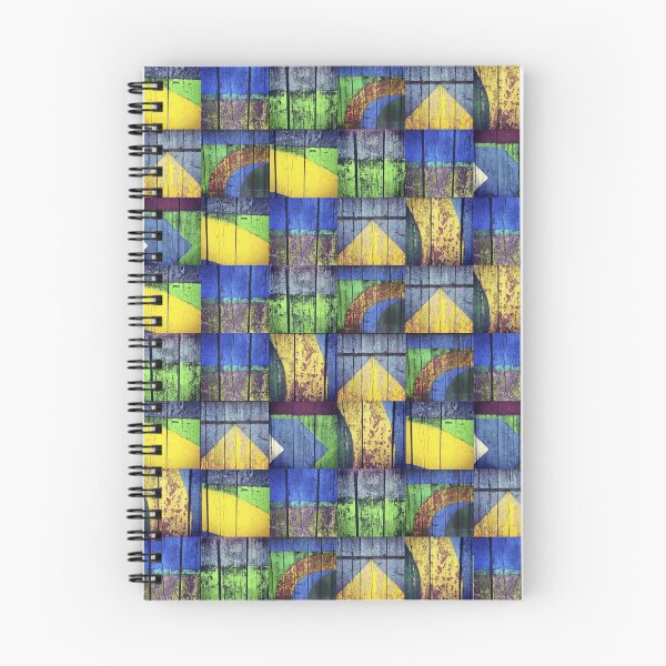 Item preview, WORN PAINTED WOOD MOSIAC designed and sold by Juvani Photo | Digital Art.