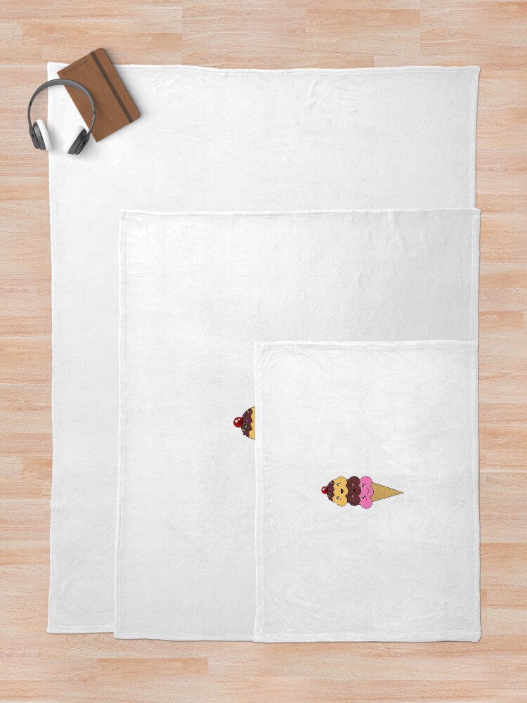 Thumbnail 5 of 6, Throw Blanket, Ice Cream designed and sold by lacy2313.