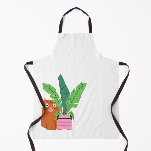 Item preview, Peeping Cat with House Plant  designed and sold by BohoMoon.