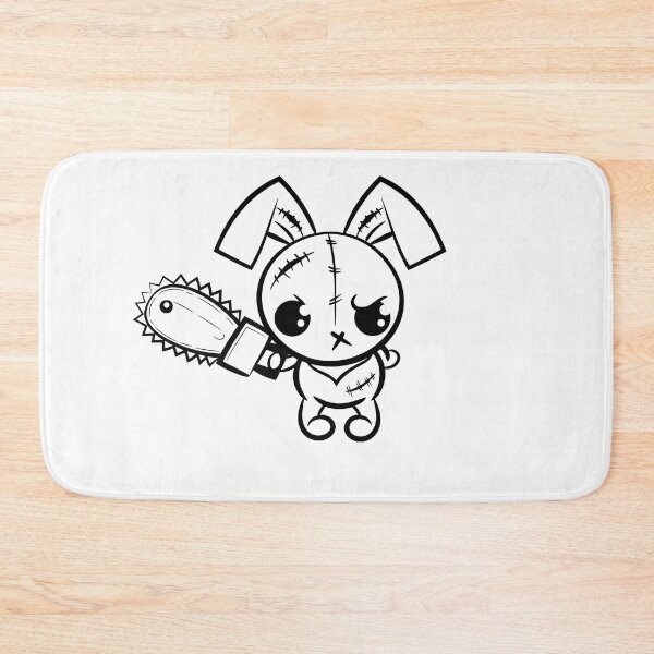 Item preview, Grumpy Voodoo Bunny Cute Monster designed and sold by ProjectX23.