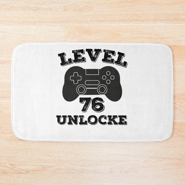Item preview, Level 76 unlocked - 76th birthday gift designed and sold by ThebestArtshop.