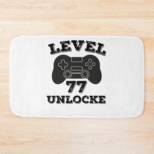 Item preview, Level 77 unlocked - 77th birthday gift designed and sold by ThebestArtshop.