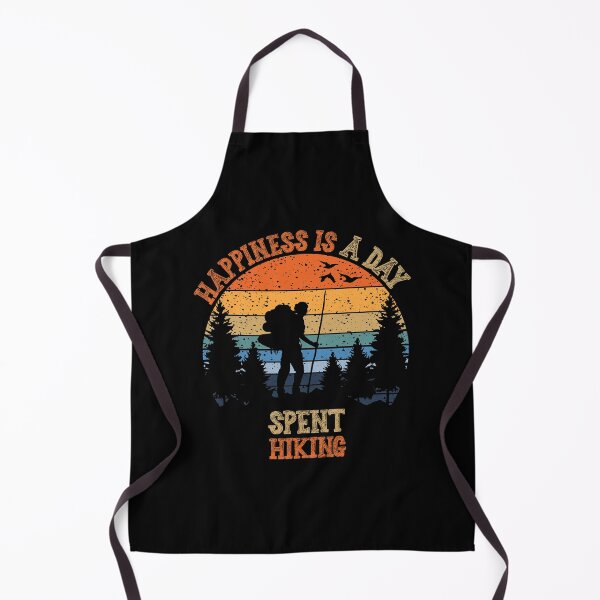 Item preview, Happiness Is A Day Spent Hiking Funny Vintage Hiker Adventure Outdoor designed and sold by VintagePathway.