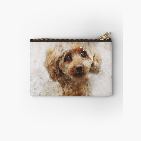 Item preview, Miniature Poodle dog watercolour digital portrait designed and sold by Gerald Waters.