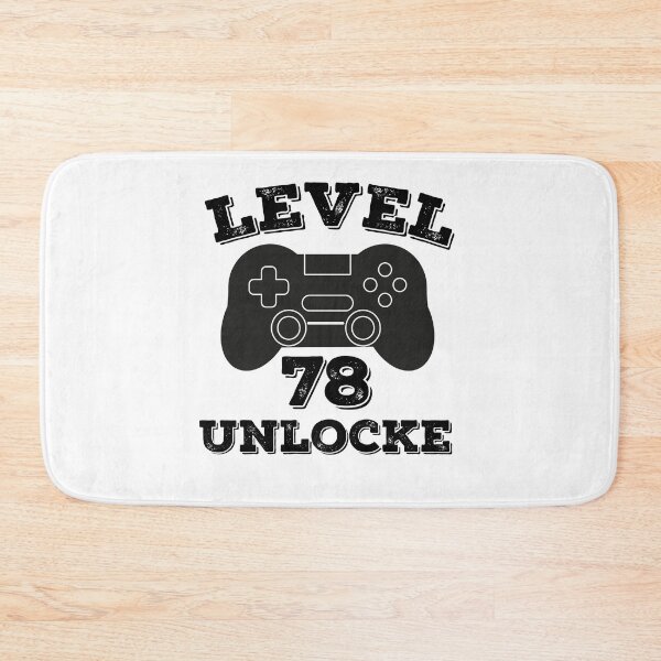 Item preview, Level 78 unlocked - 78th birthday gift designed and sold by ThebestArtshop.