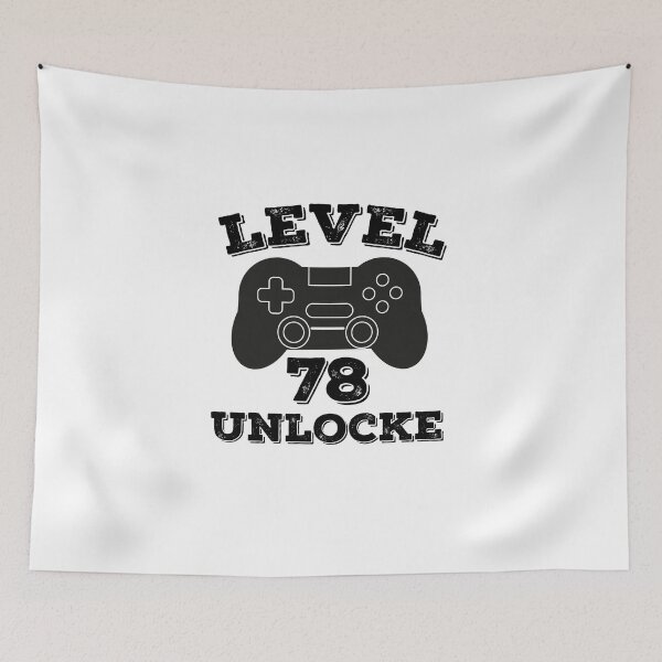 Item preview, Level 78 unlocked - 78th birthday gift designed and sold by ThebestArtshop.