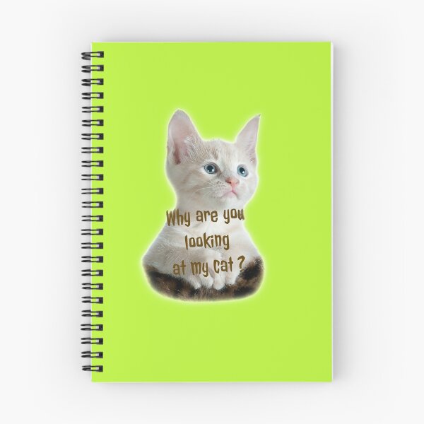 Item preview, Why are you looking at my cat designed and sold by aruvanita.