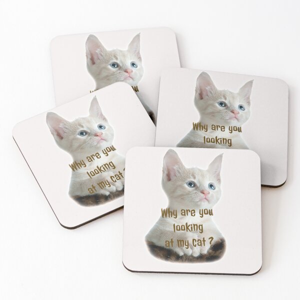 Item preview, Why are you looking at my cat designed and sold by aruvanita.