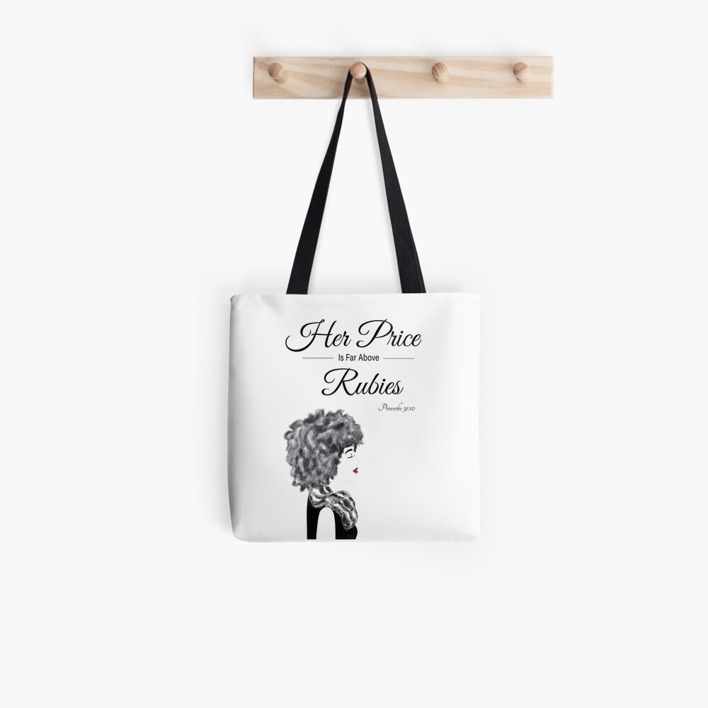Her Price Above Rubies (AA Woman) Tote Bag