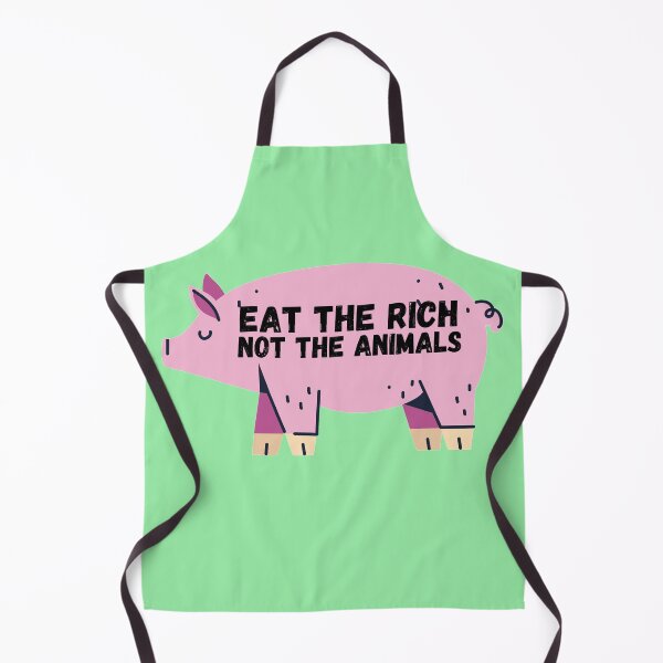 Item preview, Eat the Rich, Not The Animals - Veganuary designed and sold by DesignsBySaxton.