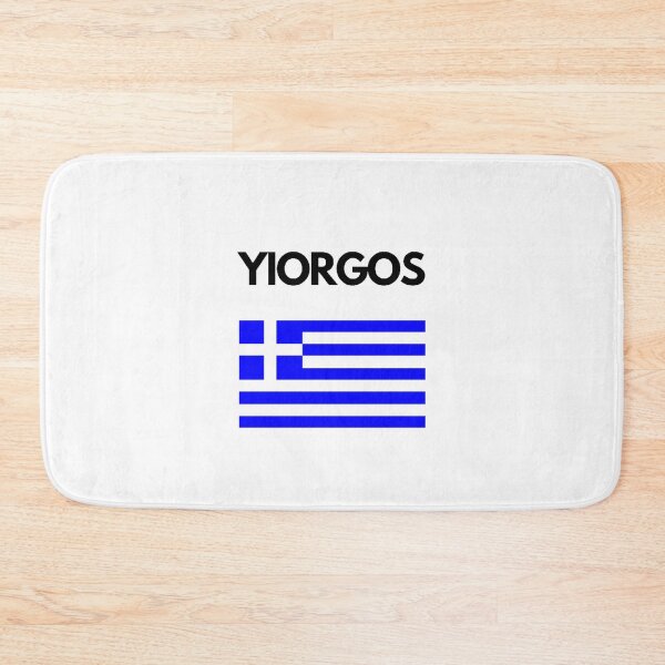 Item preview, Yiorgos Greek Name with Greek Flag Design designed and sold by TheGreekGuy.