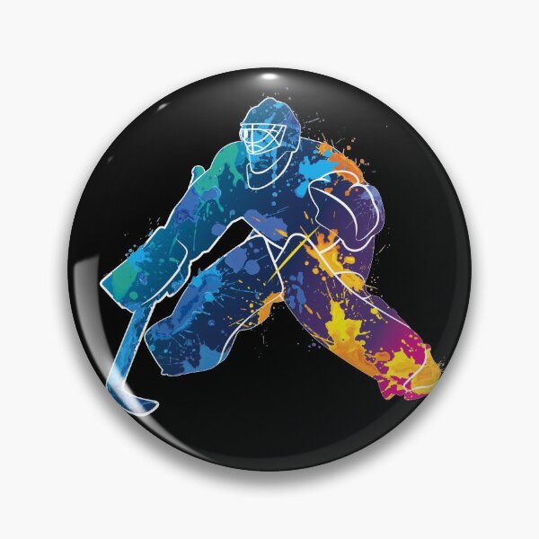 Item preview, Ice Hockey Goalie Abstract Color Splash Design designed and sold by KL14.