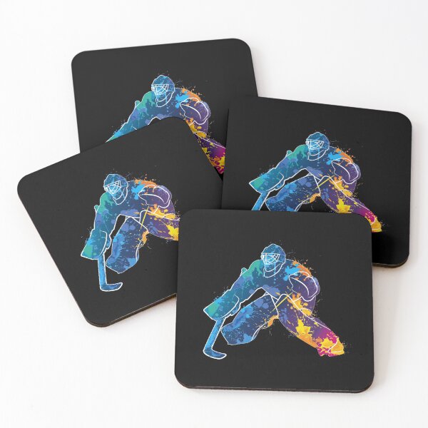 Item preview, Ice Hockey Goalie Abstract Color Splash Design designed and sold by KL14.
