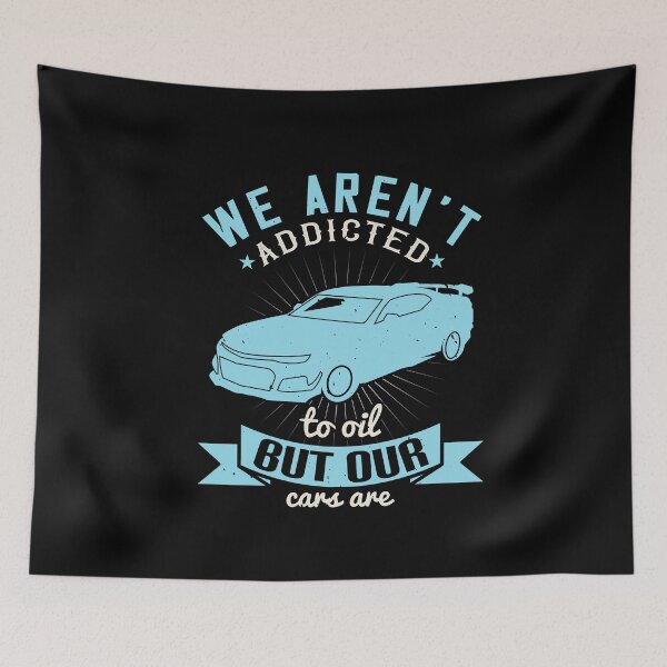 Item preview, Car Addicted to Oil | Funny designed and sold by teamph.
