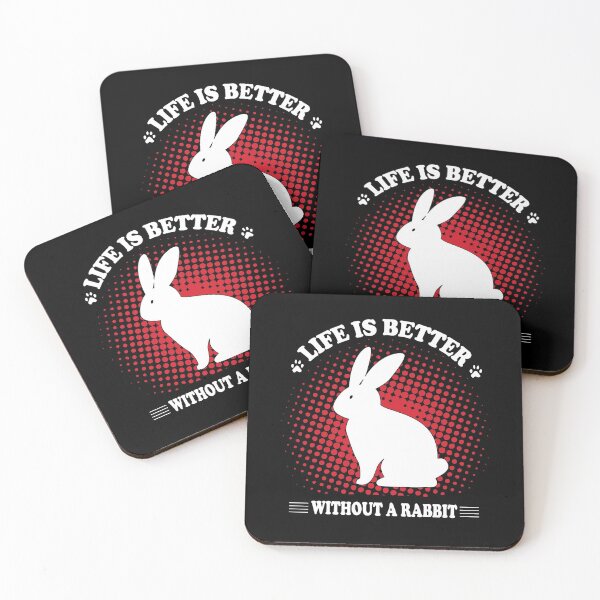 Item preview, Life Is Better Without A Rabbit passionate cool designed and sold by Joxxio.