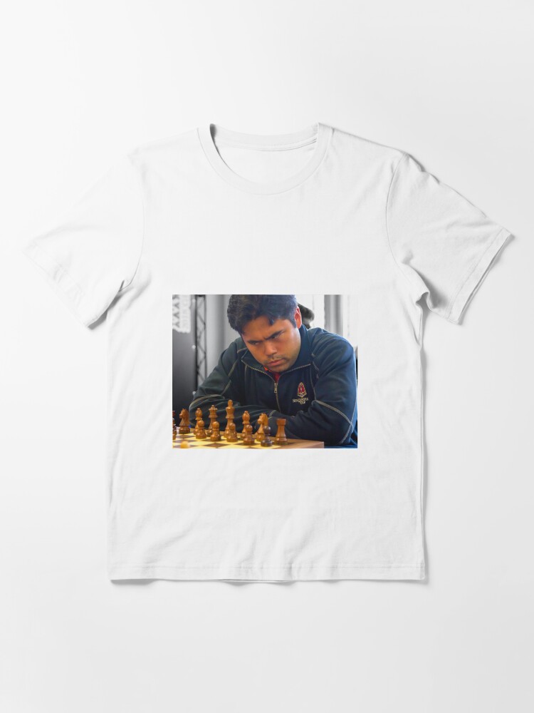 Hikaru Nakamura funny face sticker Essential T-Shirt by LoveGalBlackTan