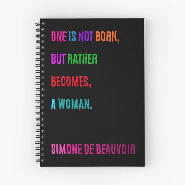 Item preview, Simone de Beauvoir quotes designed and sold by KennyLucky.