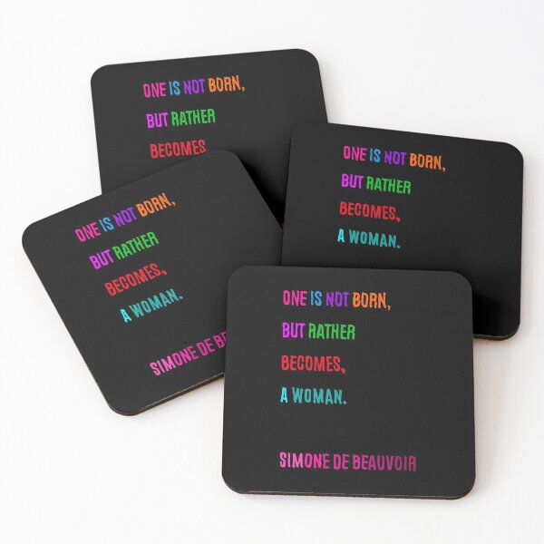 Item preview, Simone de Beauvoir quotes designed and sold by KennyLucky.