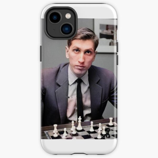 Bobby fischer smooking iPhone Case by LoveGalBlackTan