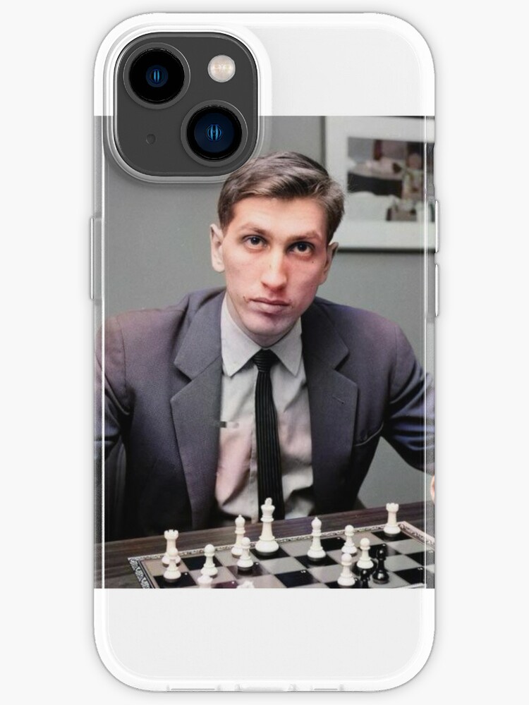 Bobby fischer smooking iPhone Case by LoveGalBlackTan