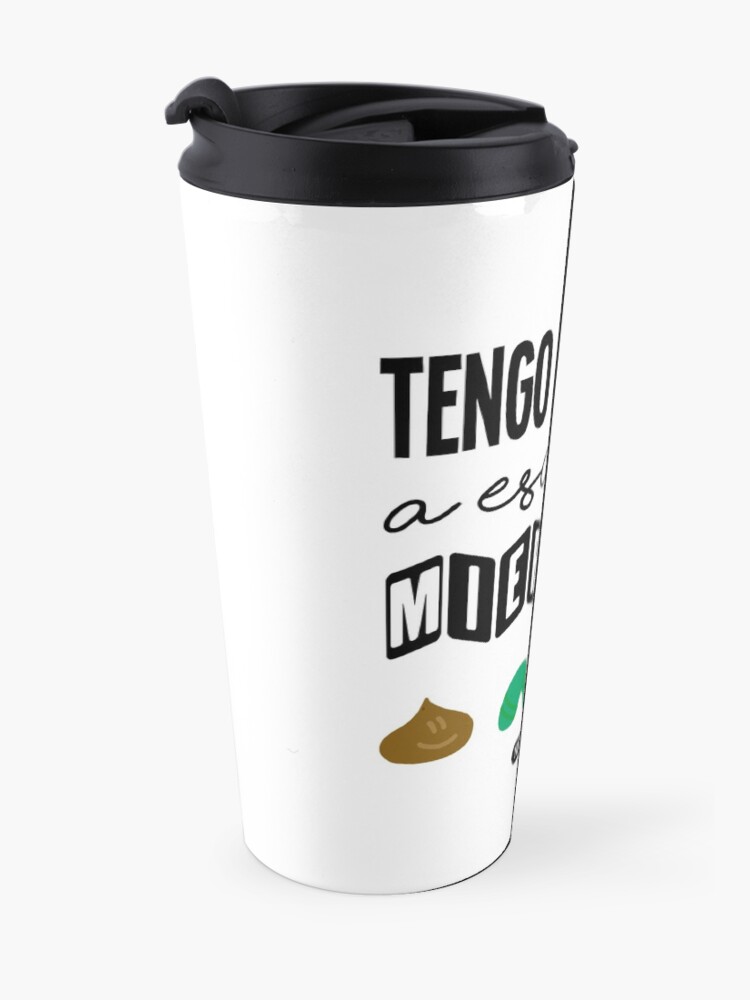 Vista alternativa de Taza de viaje Tengo derecho a escribir mierda