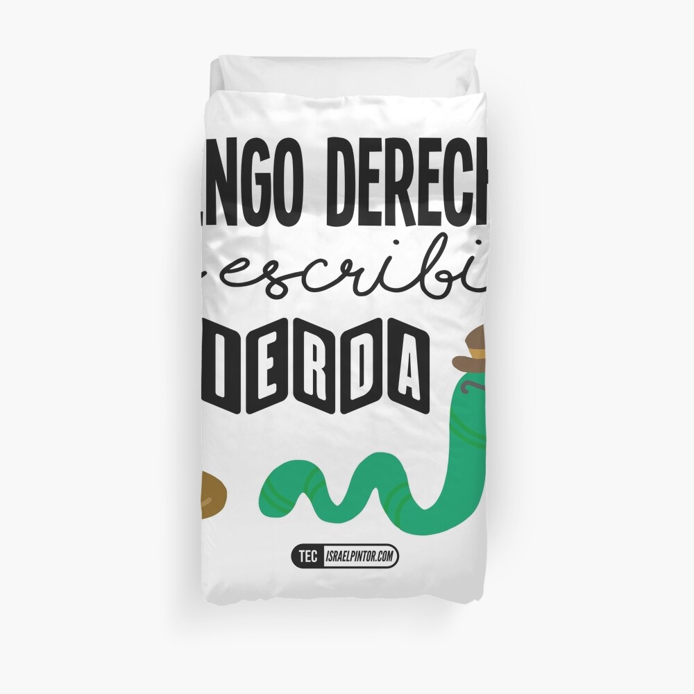 Tengo derecho a escribir mierda Funda nórdica