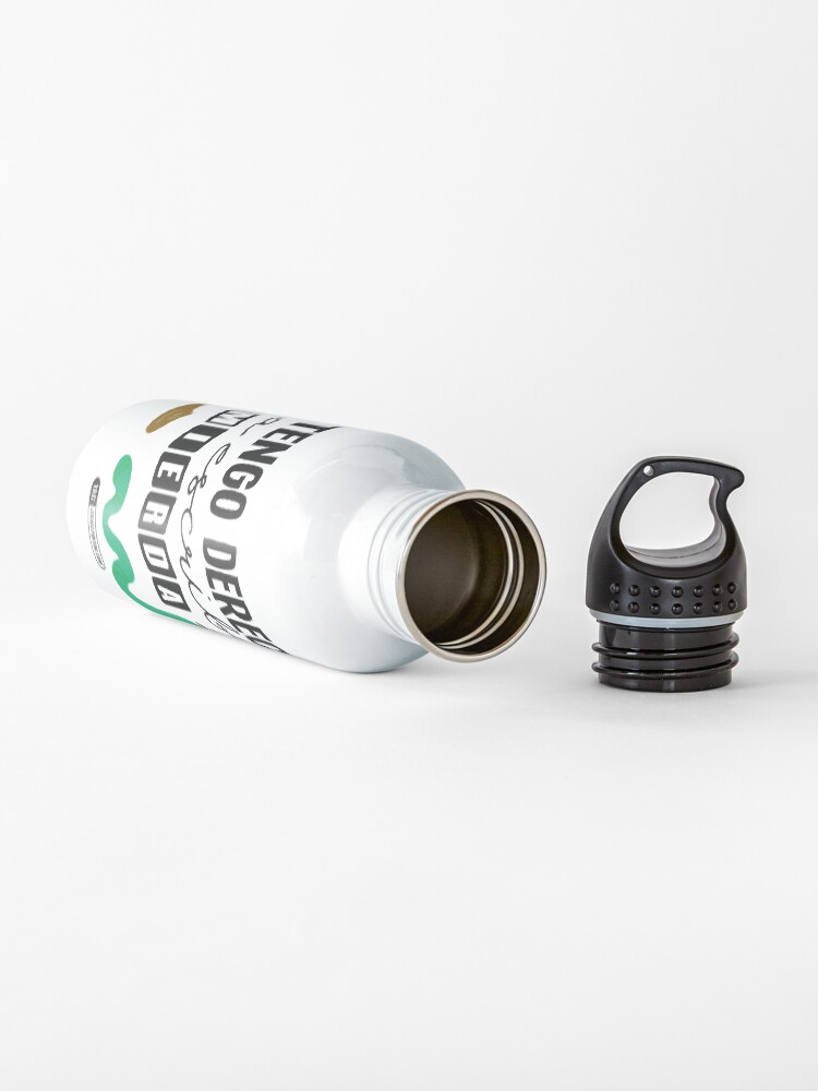 Vista alternativa de Botella de agua Tengo derecho a escribir mierda