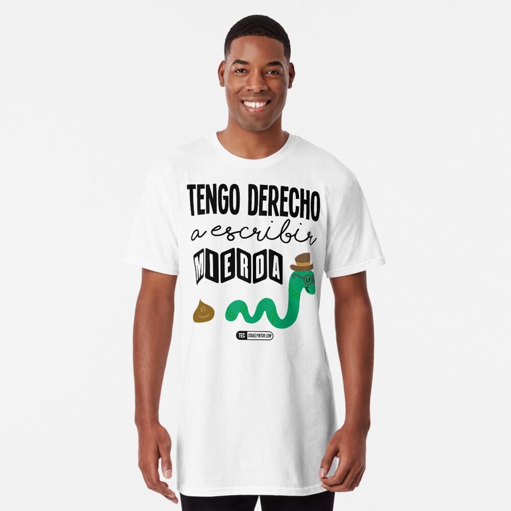 Tengo derecho a escribir mierda Camiseta larga