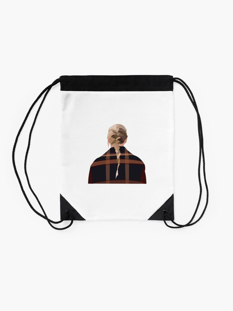 Thumbnail 2 of 3, Drawstring Bag, evermore album cover illustration designed and sold by Anna Katherine.