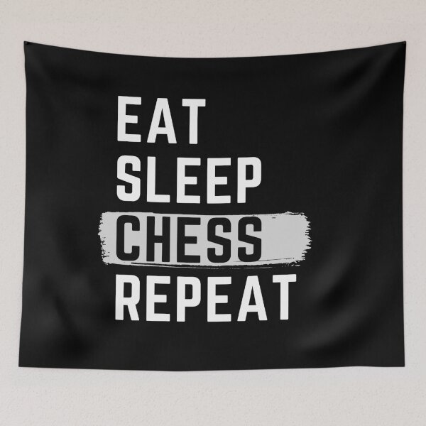 Item preview, Eat Sleep Chess Repeat designed and sold by m95sim.