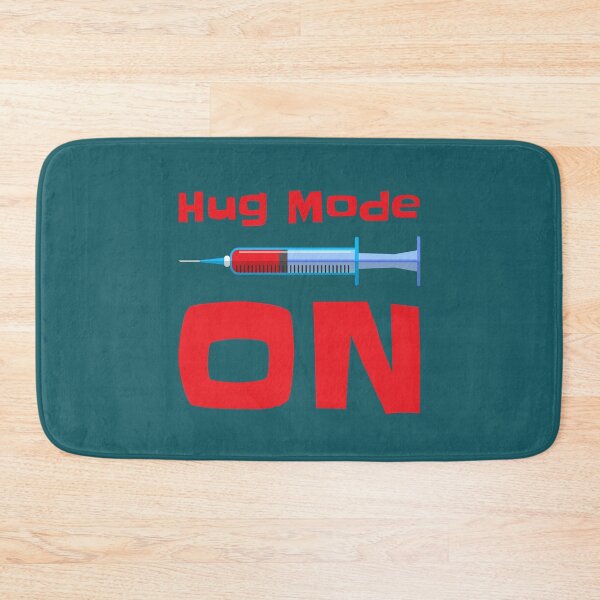 Item preview, Hug Mode: On - Covid Vaccine Syringe designed and sold by WeaveTrumpet.