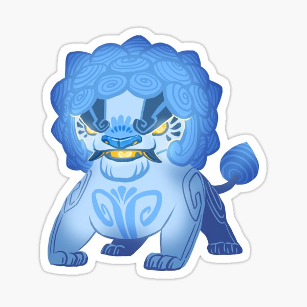 Stone lion Sticker