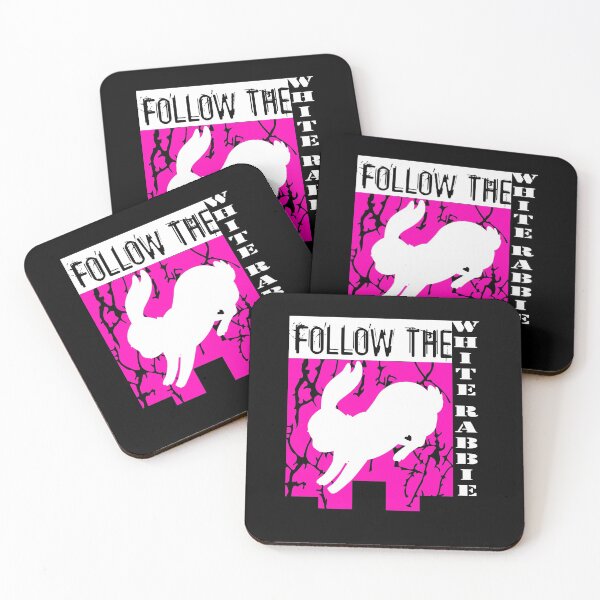 Item preview, Follow The White Rabbie passionate cool colorful designed and sold by Joxxio.