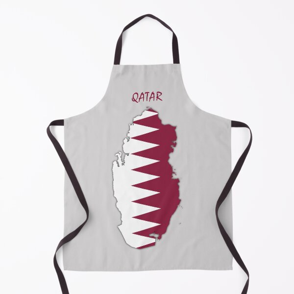 Aperçu de l'œuvre Carte du Qatar avec le drapeau national, drapeau du Qatar à l'intérieur Carte du Qatar créée et vendue par mashmosh.