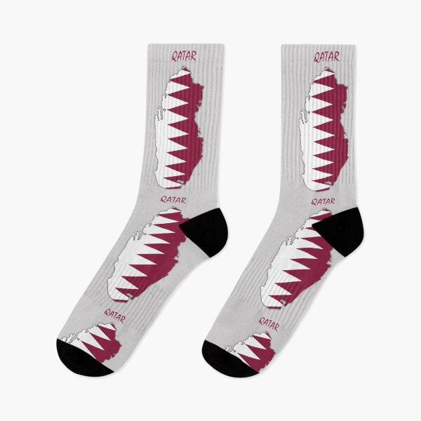 Item preview, Qatar map with national flag, qatar Flag inside Map of qatar designed and sold by mashmosh.