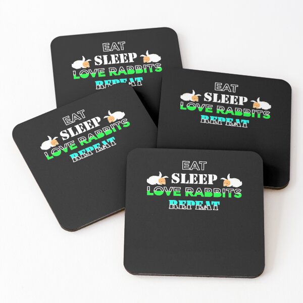 Item preview, Eat Sleep Love Rabbits Repeat passionate adorable designed and sold by Joxxio.