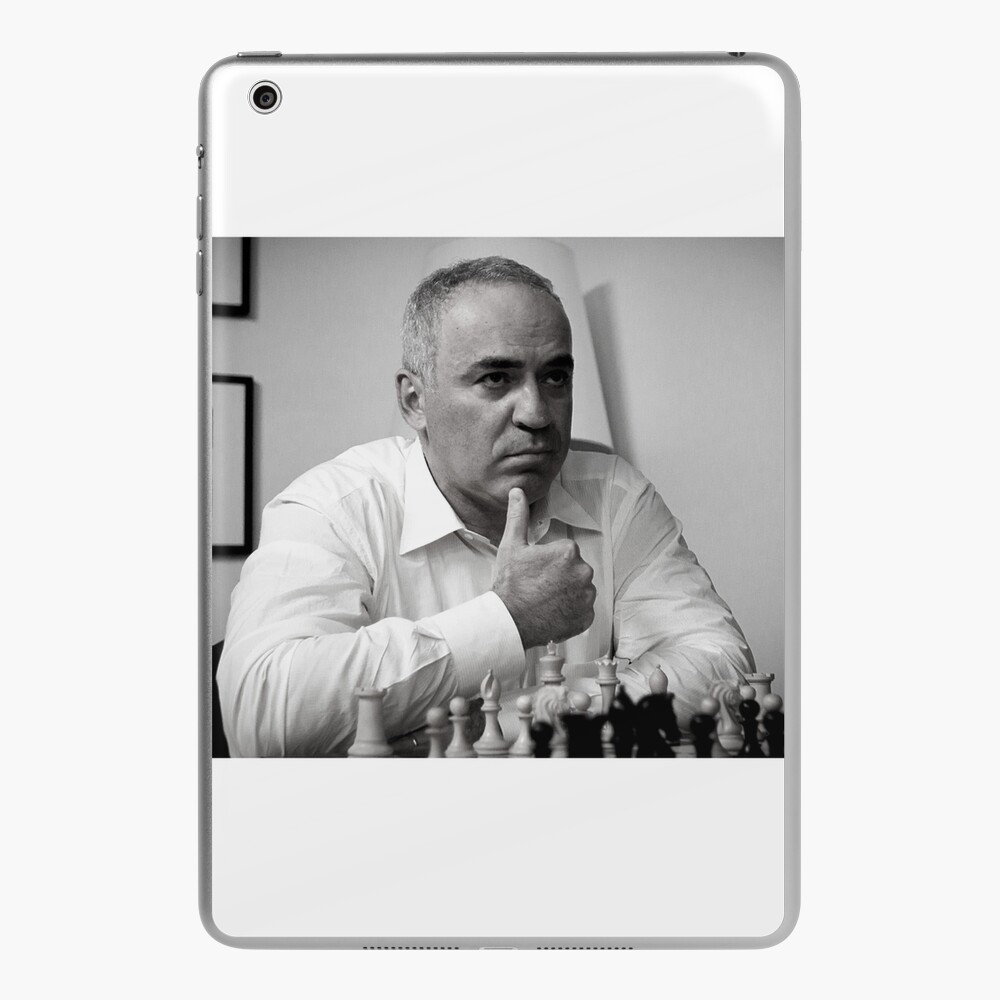 Garry Kasparov The Legend Aesthetic Watercolor Portrait of a chess master  iPad Case & Skin for Sale by Naumovski