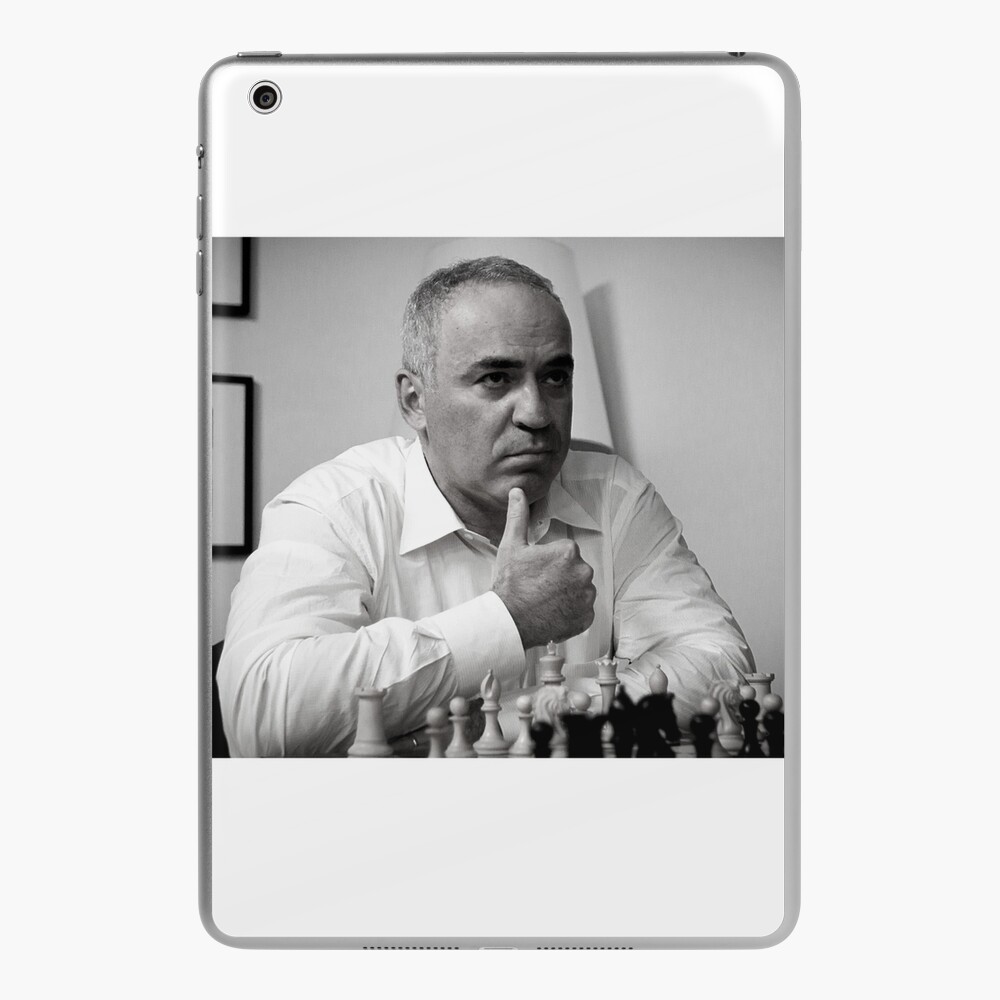 Garry Kasparov The Legend Abstract Watercolor Portrait of a chess master  iPad Case & Skin for Sale by Naumovski