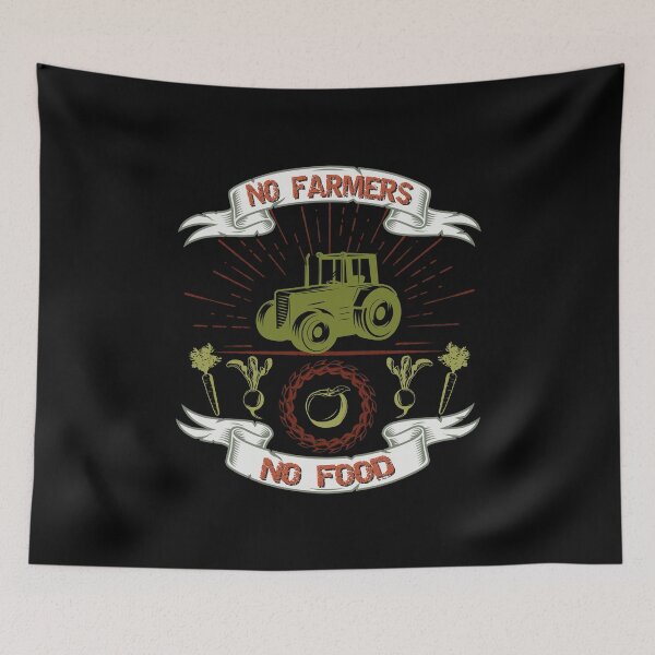 Item preview, No Farmers No Food Support Local Farmers designed and sold by OmmeDesigns.