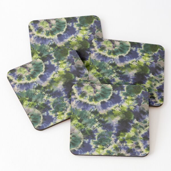 Item preview, Batik Floreal blue & green pattern  designed and sold by jwebmarket.