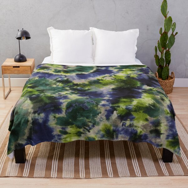 Item preview, Batik Floreal blue & green pattern designed and sold by jwebmarket.
