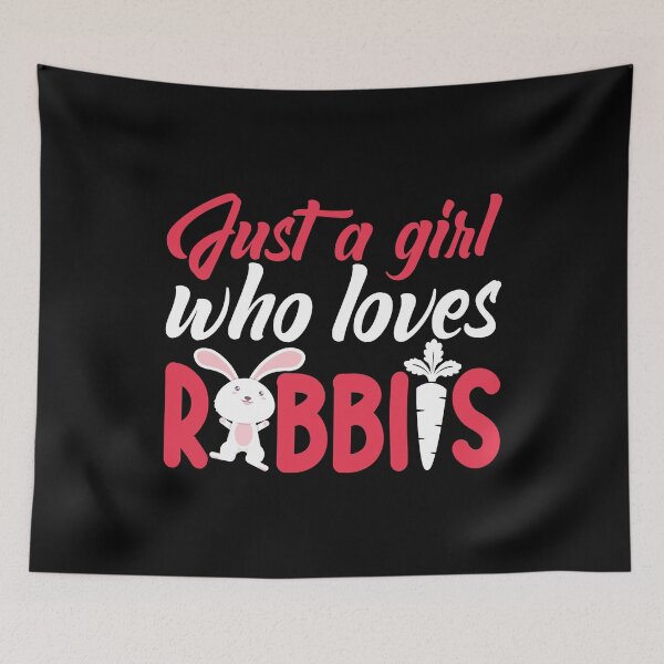 Item preview, Just A Girl Who Loves Rabbits passionate cool cute designed and sold by Joxxio.