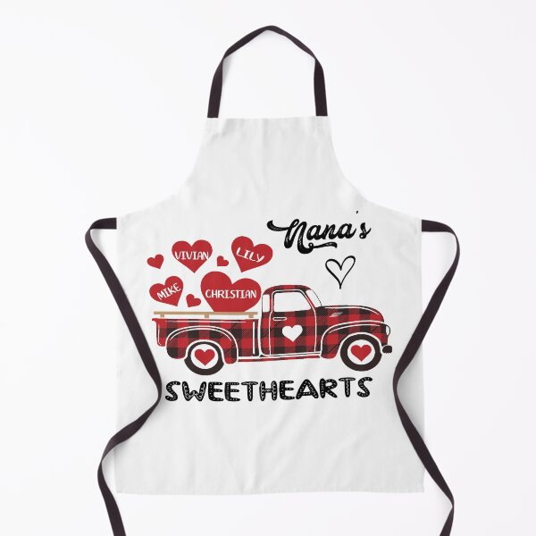 Item preview, Nana's Sweethearts Cute Grandma Sweetheart Plaid Truck Grandchildren Red Valentine designed and sold by clothesy7.