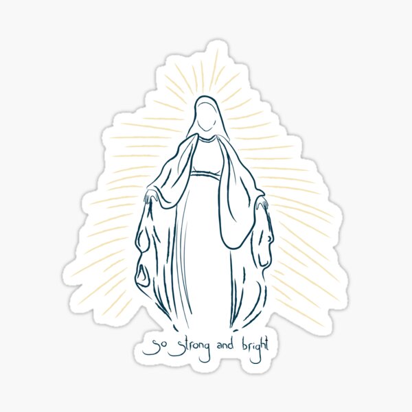 Gentle Mary Sticker