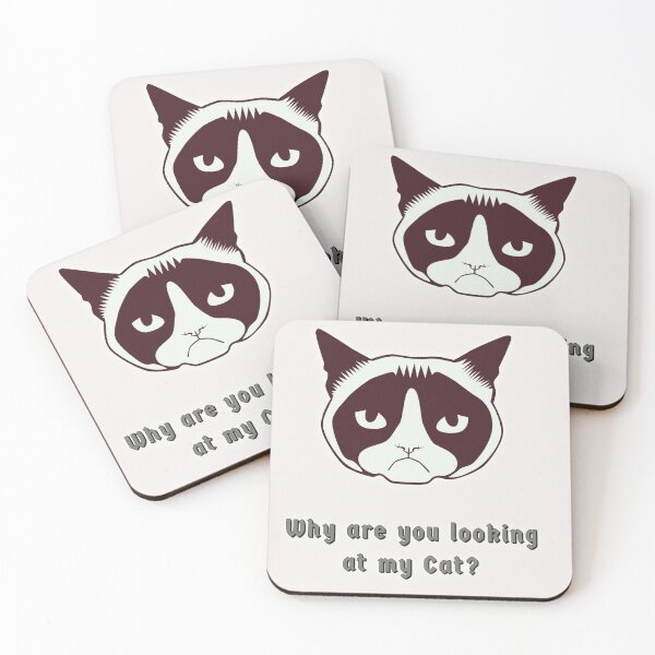 Item preview, Why are you looking at my cat designed and sold by aruvanita.