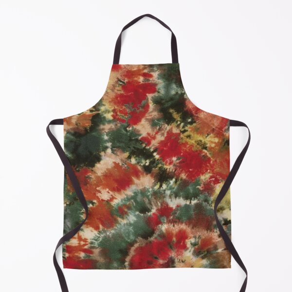 Item preview, Batik Floreal dark green,red & orange pattern designed and sold by jwebmarket.