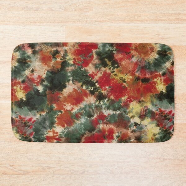Item preview, Batik Floreal dark green,red & orange pattern  designed and sold by jwebmarket.