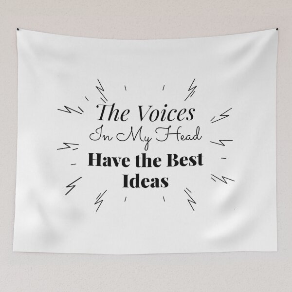 Item preview, voices in my head have the best ideas designed and sold by Salkian.