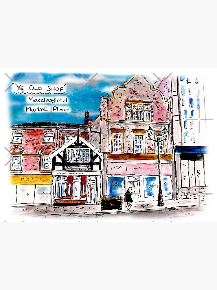 "Ye Old Shop Macclesfield" Art Print for Sale by iancoppack Redbubble