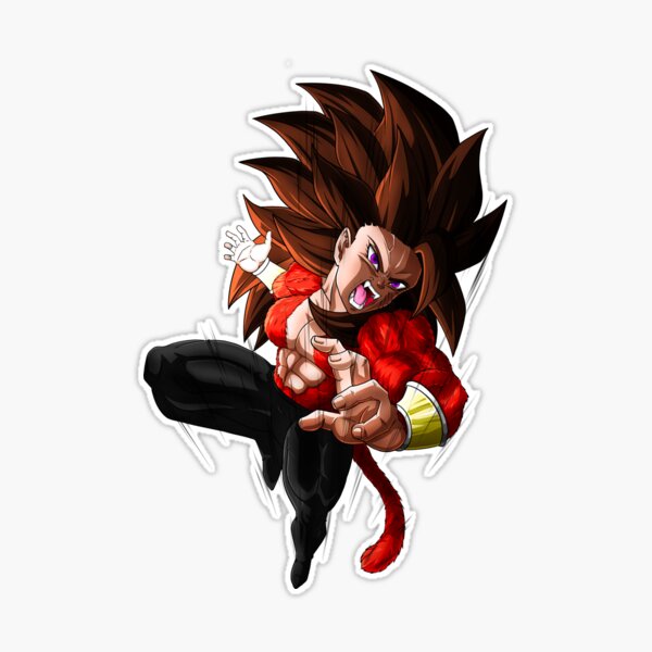 My OC Kala in her Ssj5 Form no Background | Sticker